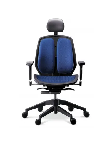 Кресло DUOREST Alpha A80H для руководителя, ортопедическое, цвет синий