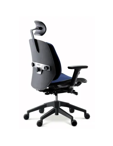 Кресло DUOREST Alpha A80H для руководителя, ортопедическое, цвет синий
