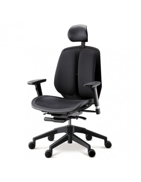 Кресло DUOREST Alpha A80H для руководителя, ортопедическое, цвет черный