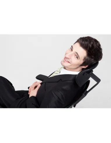 Кресло DUOREST Alpha A80H для руководителя, ортопедическое, цвет черный