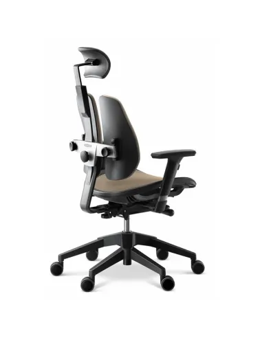 Кресло DUOREST Alpha A60H для руководителя, ортопедическое, цвет бежевый