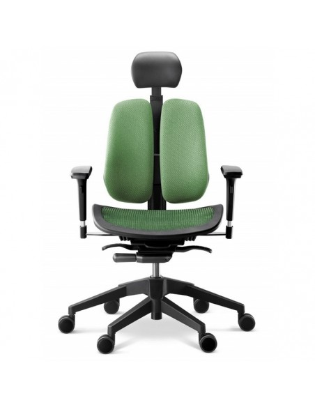 Кресло DUOREST Alpha A60H для руководителя, ортопедическое, цвет зеленый