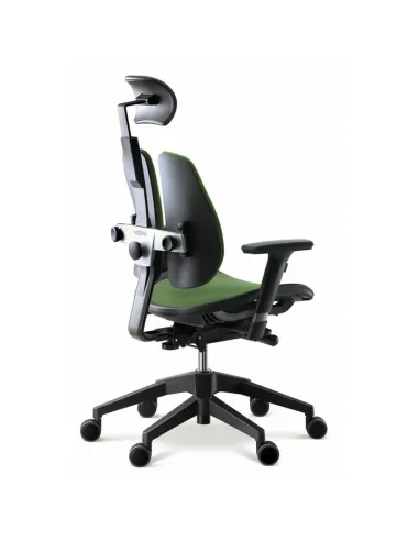 Кресло DUOREST Alpha A60H для руководителя, ортопедическое, цвет зеленый