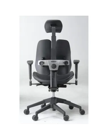 Кресло DUOREST Alpha A60H для руководителя, ортопедическое, цвет черный