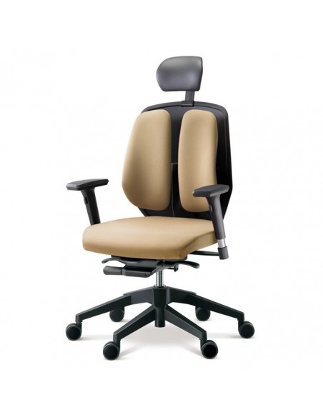 Кресло DUOREST Alpha A50H для руководителя, ортопедическое, цвет бежевый