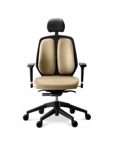 Кресло DUOREST Alpha A50H для руководителя, ортопедическое, цвет бежевый 2