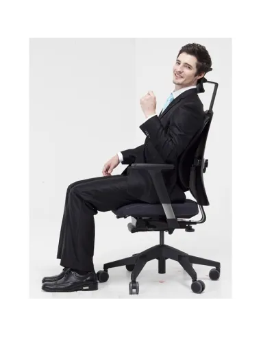 Кресло DUOREST Alpha A50H для руководителя, ортопедическое, цвет бежевый