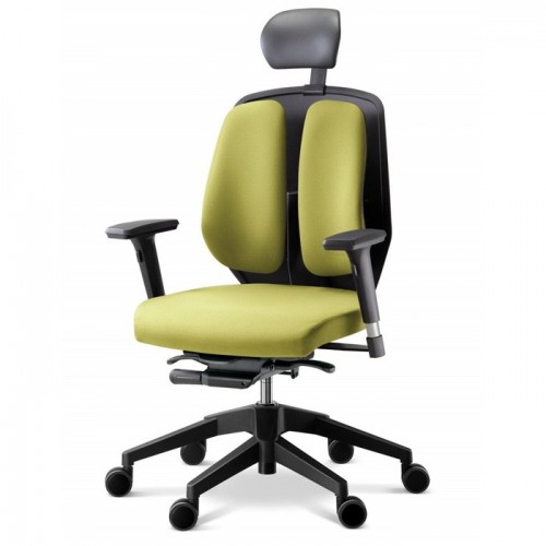 Кресло DUOREST Alpha A50H для руководителя, ортопедическое, цвет зеленый