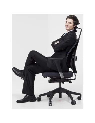 Кресло DUOREST Alpha A50H для руководителя, ортопедическое, цвет зеленый