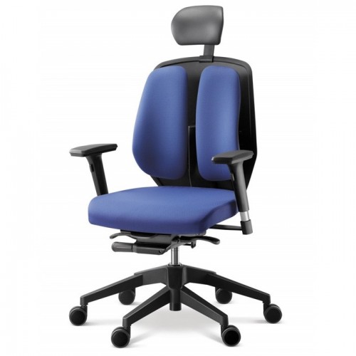 Кресло DUOREST Alpha A50H для руководителя, ортопедическое, цвет синий