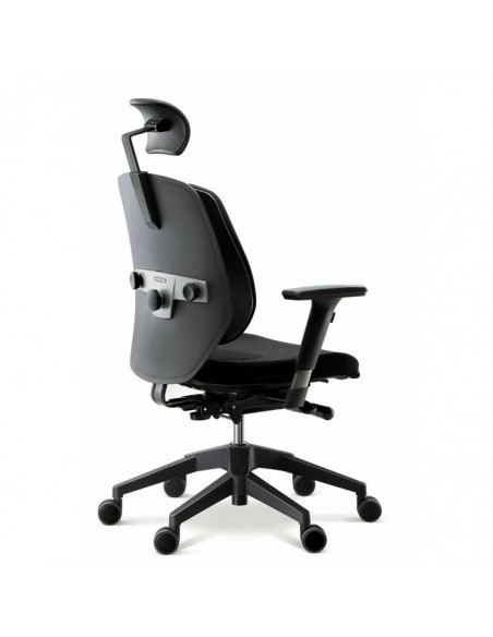 Кресло DUOREST Alpha A50H для руководителя, ортопедическое, цвет черный