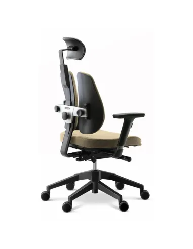 Кресло DUOREST Alpha A30H для руководителя, ортопедическое, цвет бежевый