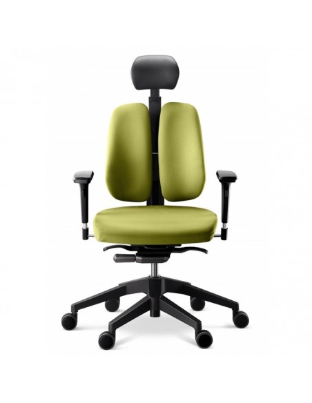 Кресло DUOREST Alpha A30H для руководителя, ортопедическое, цвет зеленый