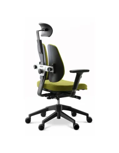 Кресло DUOREST Alpha A30H для руководителя, ортопедическое, цвет зеленый