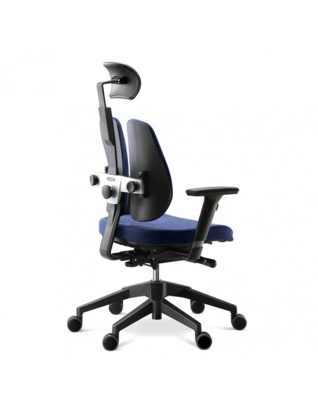 Кресло DUOREST Alpha A30H для руководителя, ортопедическое, цвет синий