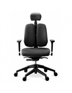 Кресло DUOREST Alpha A30H для руководителя, ортопедическое, цвет черный 2