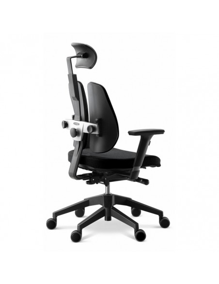 Кресло DUOREST Alpha A30H для руководителя, ортопедическое, цвет черный