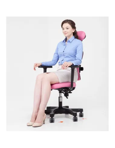 Кресло DUOREST Lady DR-7900 для персонала, ортопедическое, цвет розовый