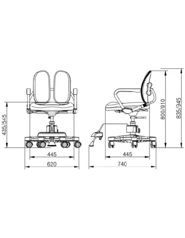 Кресло DUOREST Kids DR-280D детское, ортопедическое, цвет розовый