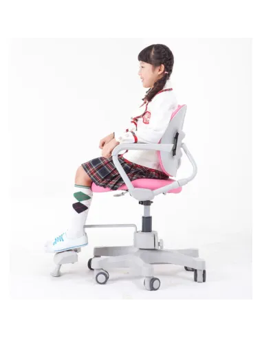 Кресло DUOREST Kids DR-280D детское, ортопедическое, цвет розовый