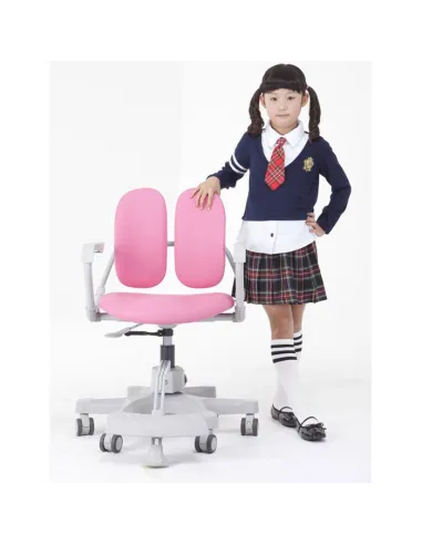 Кресло DUOREST Kids DR-280D детское, ортопедическое, цвет розовый