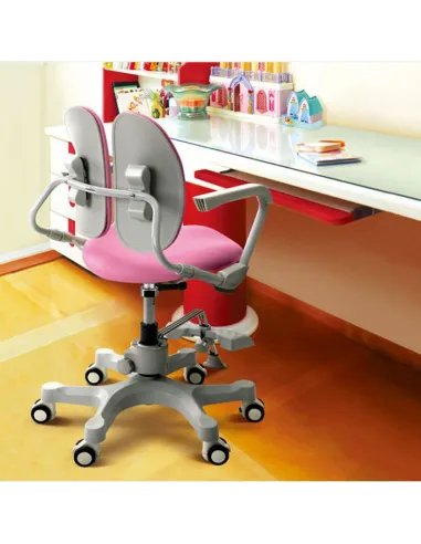 Кресло DUOREST Kids DR-280D детское, ортопедическое, цвет розовый
