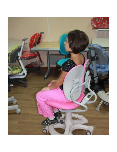 Кресло DUOREST Kids DR-218A детское, ортопедическое, цвет розовый