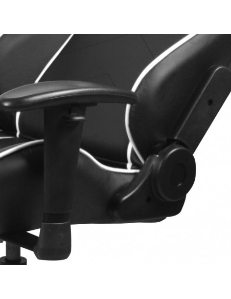 Кресло DXRacer OH/FD08/NW черного цвета с белыми вставками