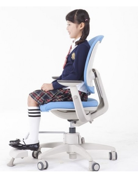 Кресло DUOREST DuoFlex Sponge подростковое, ортопедическое, цвет голубой