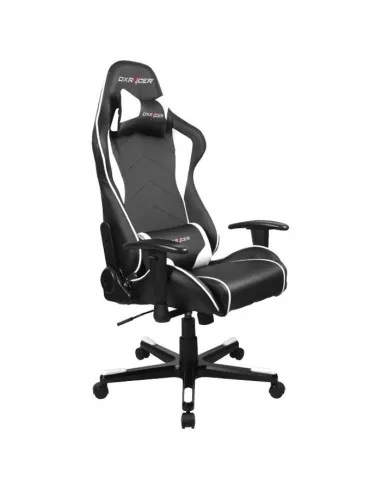 Кресло DXRacer OH/FD08/NW черного цвета с белыми вставками