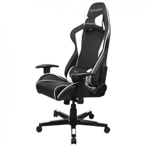 Кресло DXRacer OH/FD08/NW черного цвета с белыми вставками