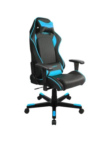 Кресло DXRacer OH/DF51/NB черного цвета с синими вставками