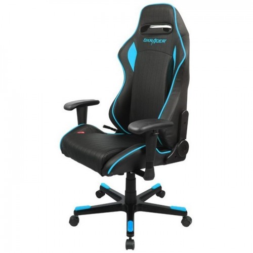 Кресло DXRacer OH/DF51/NB черного цвета с синими вставками