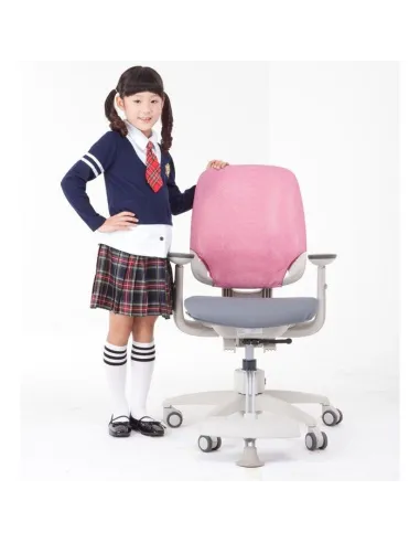 Крісло DUOREST DuoFlex Junior Combi підліткове ортопедичне, колір рожевий / сірий - Купити крісло підліткове ортопедичне.