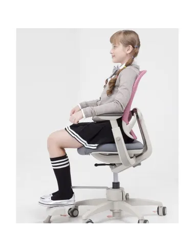 Крісло DUOREST DuoFlex Junior Combi підліткове ортопедичне, колір рожевий / сірий - Купити крісло підліткове ортопедичне.