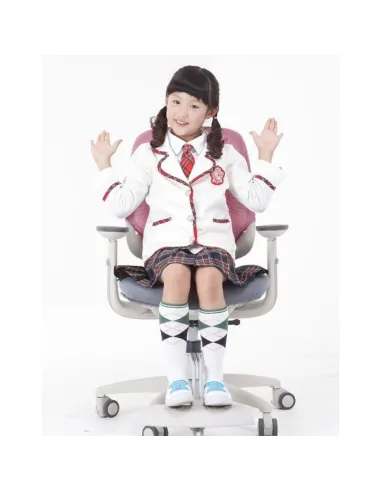 Крісло DUOREST DuoFlex Junior Combi підліткове ортопедичне, колір рожевий / сірий - Купити крісло підліткове ортопедичне.