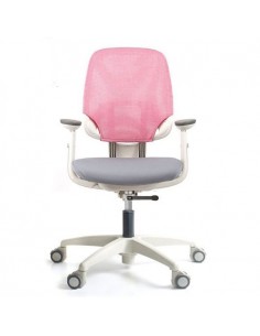 Кресло DUOREST DuoFlex Junior Combi детское, ортопедическое, цвет розовый/серый