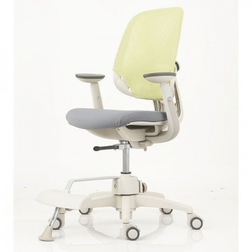 Кресло DUOREST DuoFlex Junior Combi подростковое, ортопедическое, цвет зеленый/серый