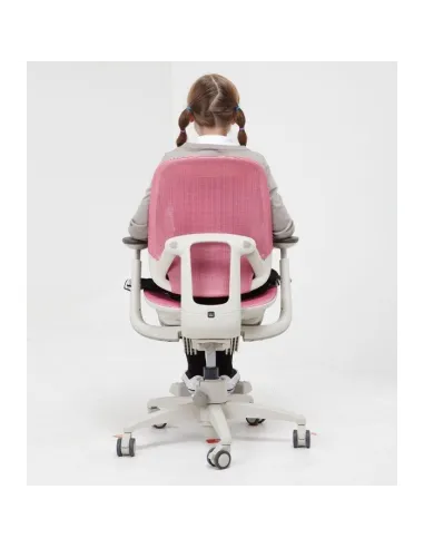 Крісло DUOREST DuoFlex Junior Mesh підліткове ортопедичне, колір рожевий - Купити крісло підліткове ортопедичне. Ціна 