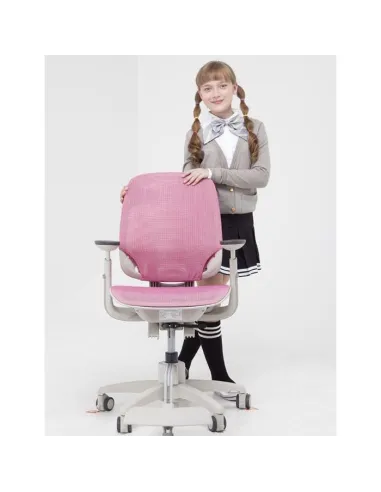 Крісло DUOREST DuoFlex Junior Mesh підліткове ортопедичне, колір рожевий - Купити крісло підліткове ортопедичне. Ціна 