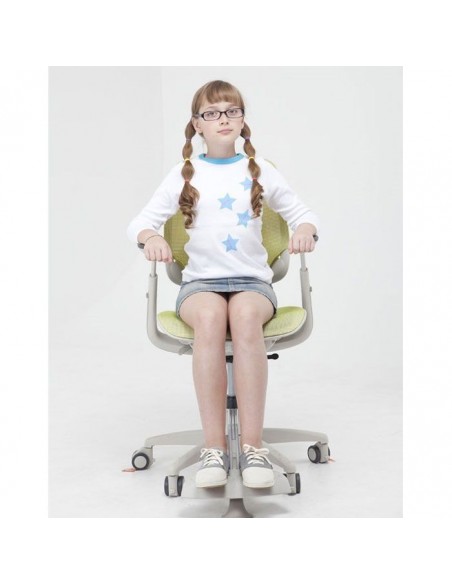 Кресло DUOREST DuoFlex Junior Mesh подростковое, ортопедическое, цвет зеленый
