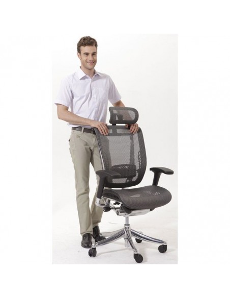 Кресло EXPERT SPRING (HSPM-01) для руководителя, эргономичное, цвет черный