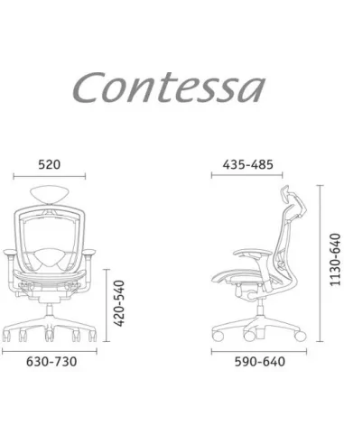 Кресло Contessa для руководителя