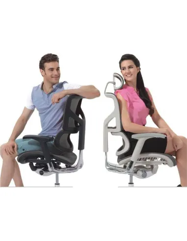 Кресло Expert Sail (HSAM01-G) для руководителя, эргономичное, цвет серый