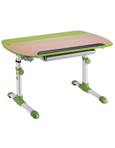 Стіл Бюрократ Conductor-12 / BEECH & G письмовий дитячий, колір зелений, бук - Купити дитячий письмовий стіл-парту. Ціна в Києві