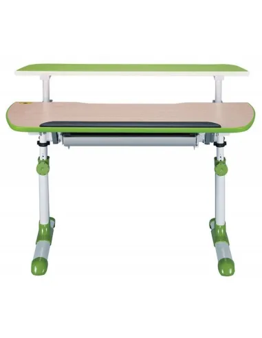 Стіл Бюрократ Conductor-12 / BEECH & G письмовий дитячий, колір зелений, бук - Купити дитячий письмовий стіл-парту. Ціна в Києві