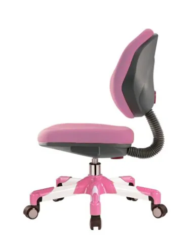 Кресло Mealux  Y-120 KP металл белый / обивка розовая однотонная