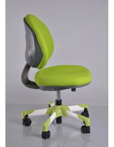 Кресло Mealux Y-120 KZ металл белый / обивка зеленая однотонная