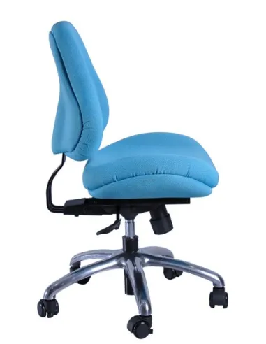 Кресло Y-128 AB обивка голубая в точку