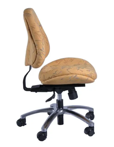 Кресло Y-128 DY обивка желтая с рисунком